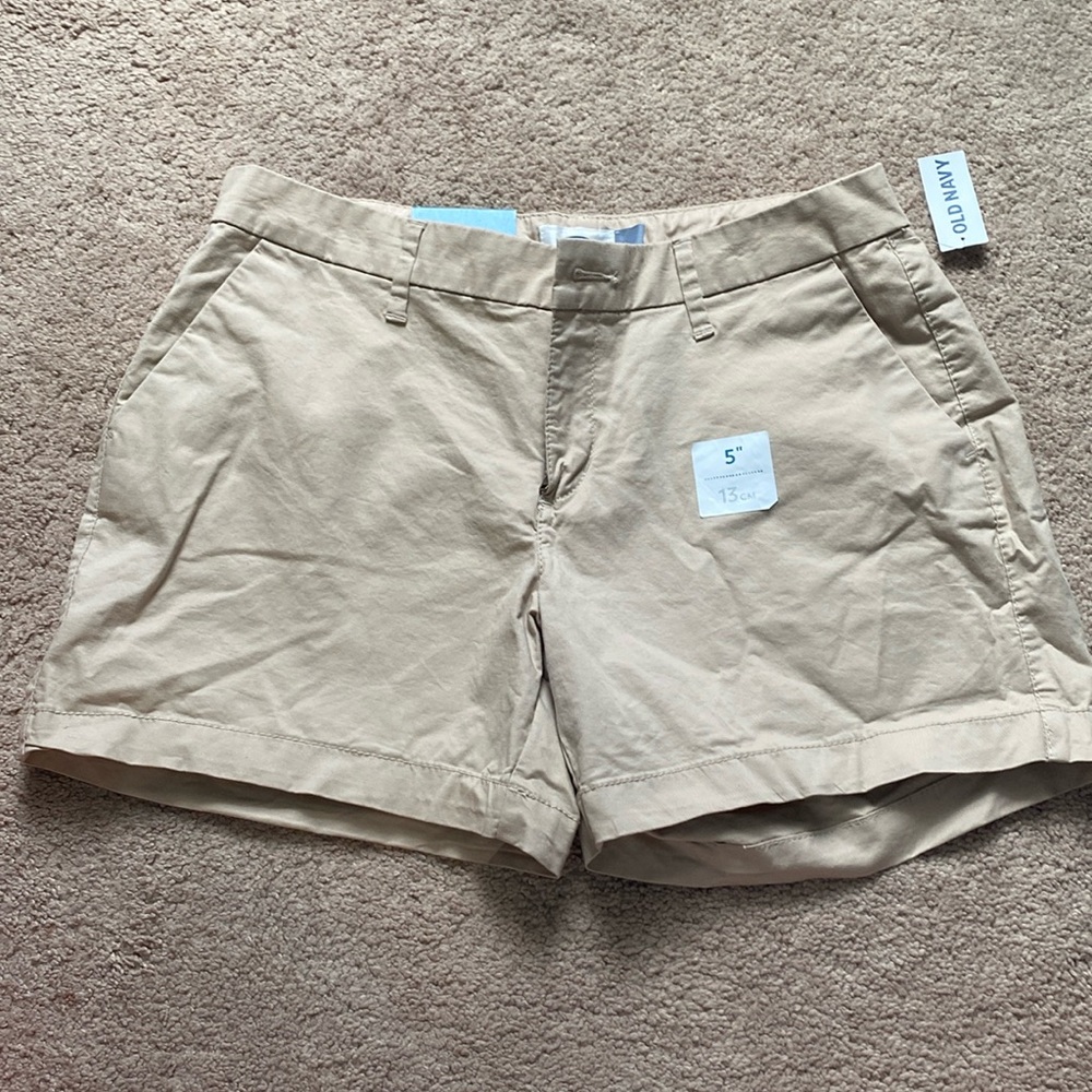 Tan shorts size 4